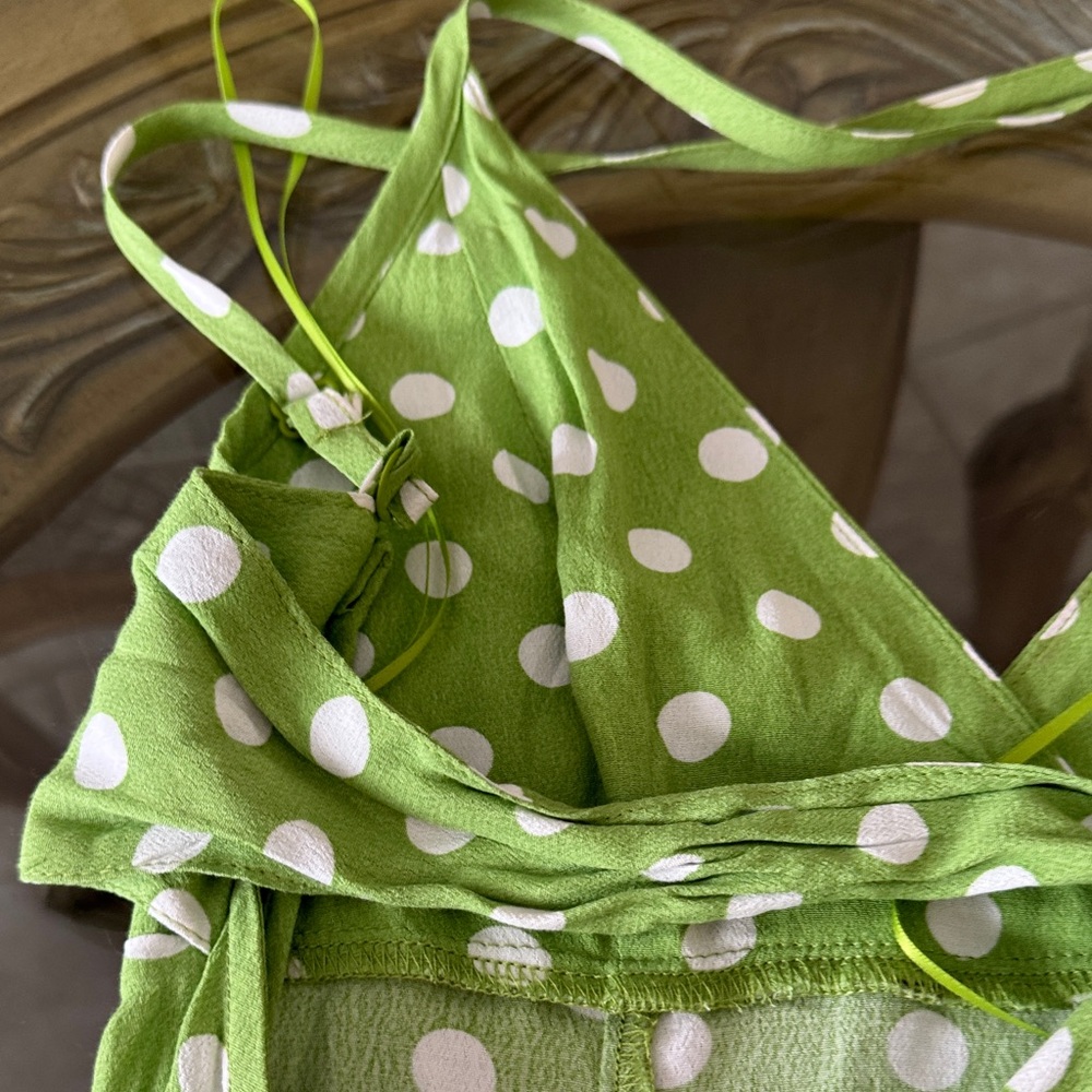 Green Polka Dot Dress - Picture 9 of 11